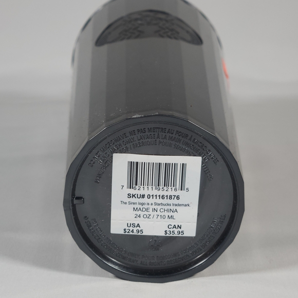 Starbucks Textured 24oz Black Tumbler with Straw - Picture 2 of 2